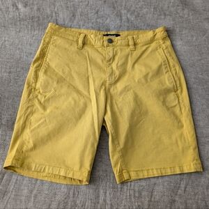 Mavi Jeans Simon Shorts Yellow Size 34